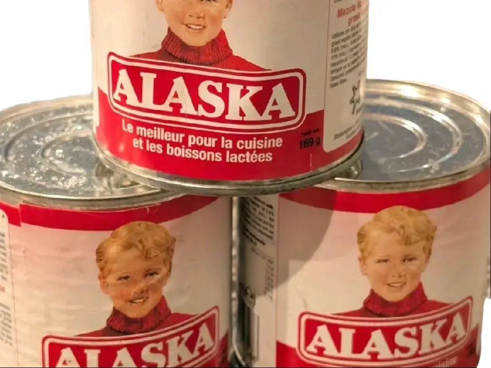 3-Can Lait Alaska Non-Dairy Milk, Food & Beverages Milk & Dairy Product Healthy White Condensed Milk Canned