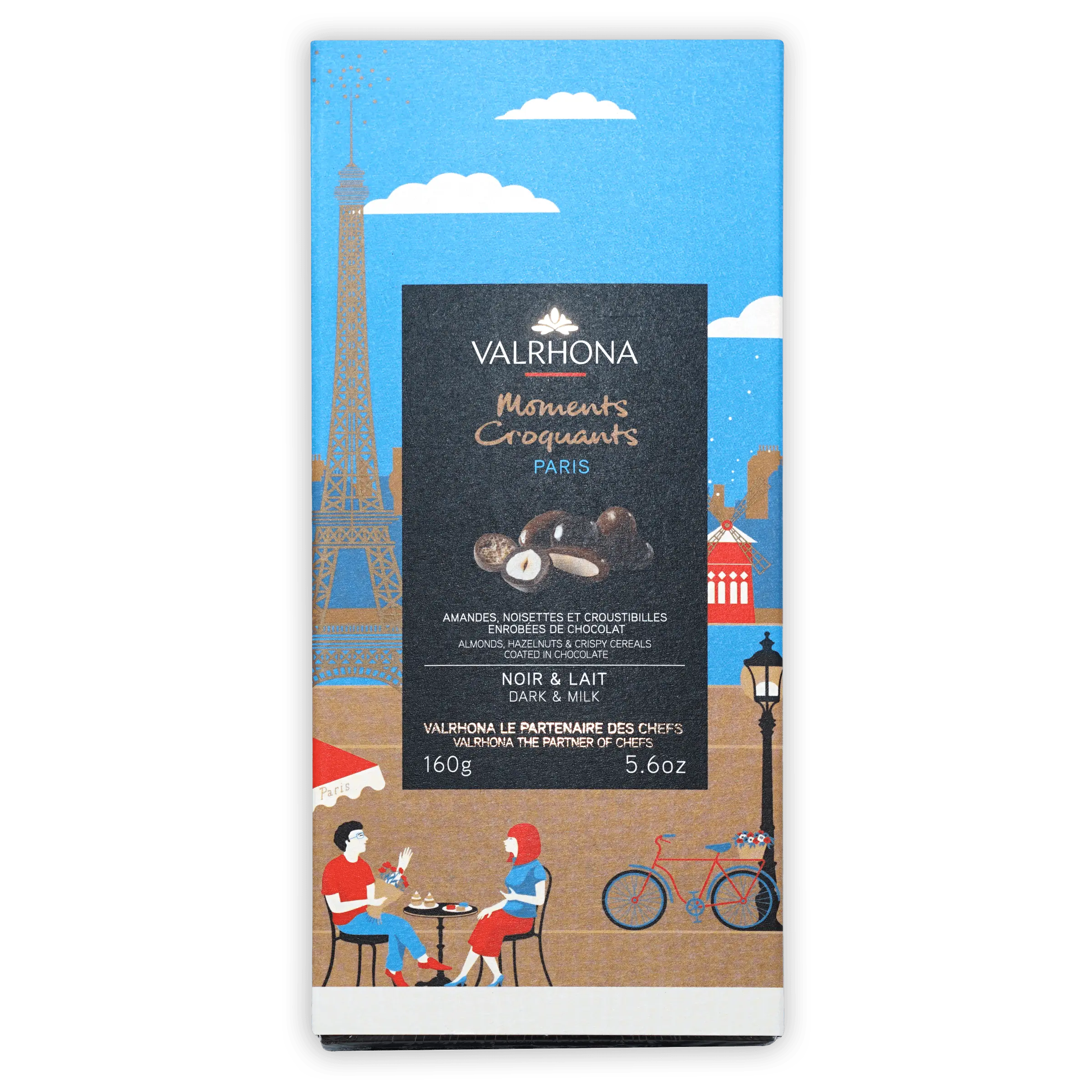 Valrhona Paris Theme Dark & Milk Croustibilles Chocolate Gift Box