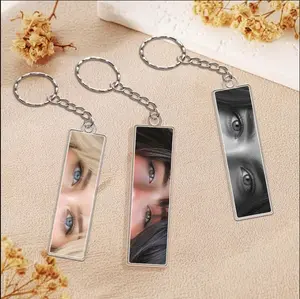 Custom Eye Acrylic Keychain, Personalized Valentines Gifts, Photo Keychains Gift for Him