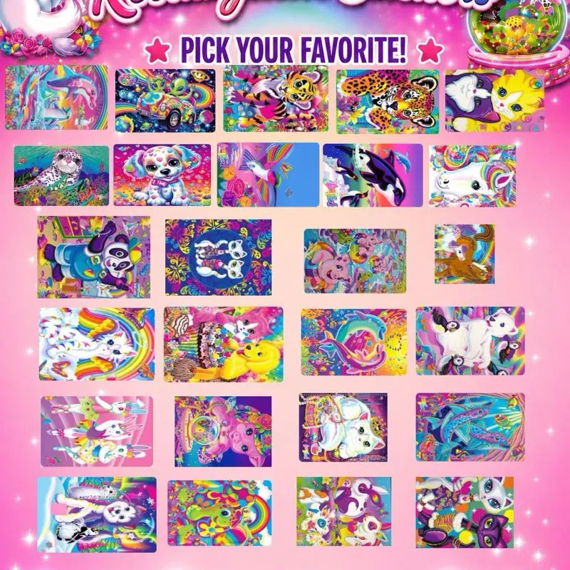 90s Nastolgic Colorful Rainbow Rectangular Stickers