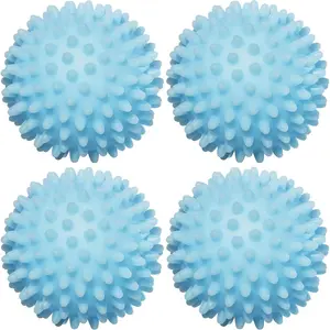 Dryer Balls - A  Alternative to Fabric Softener, Reduce Drying Time and Save on Energy, Soft Fluffy Clothes, Fewer Wrinkles, Less Static Cling (Pack of 4)