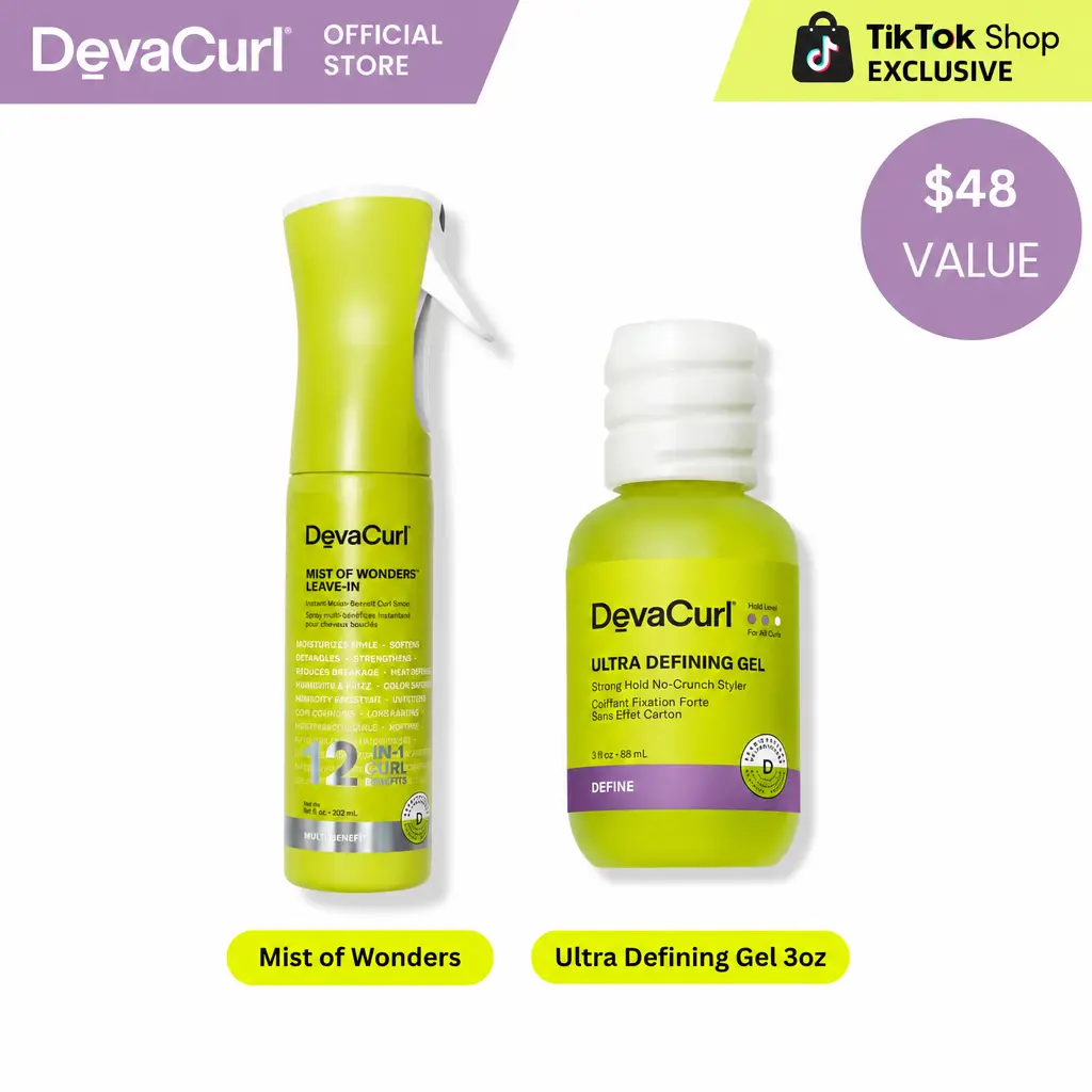 DevaCurl Mist of wonders & Ultra Defining Gel