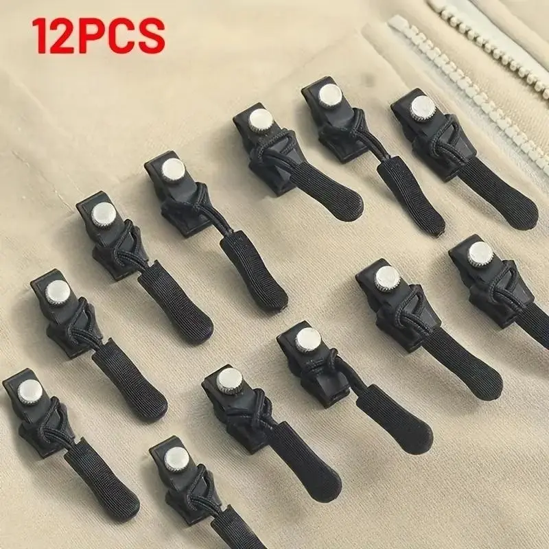 12-Piece Zipper Repair Kit, Includes Zipper Slider, Ideal for Clothing, Luggage, Backpacks, Quick Replacement, Essential DIY Tool