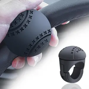 Car Steering Wheel Booster Steering Wheel Spinner Knob 360 Degree Rotation Steering Wheel Knob Ball Labor-saving One Hand Steering Booster Car Accessories Handle Lawnmower