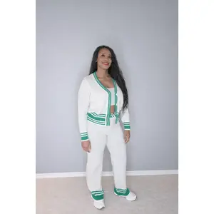 Classic Varsity Knit Two-Piece Set