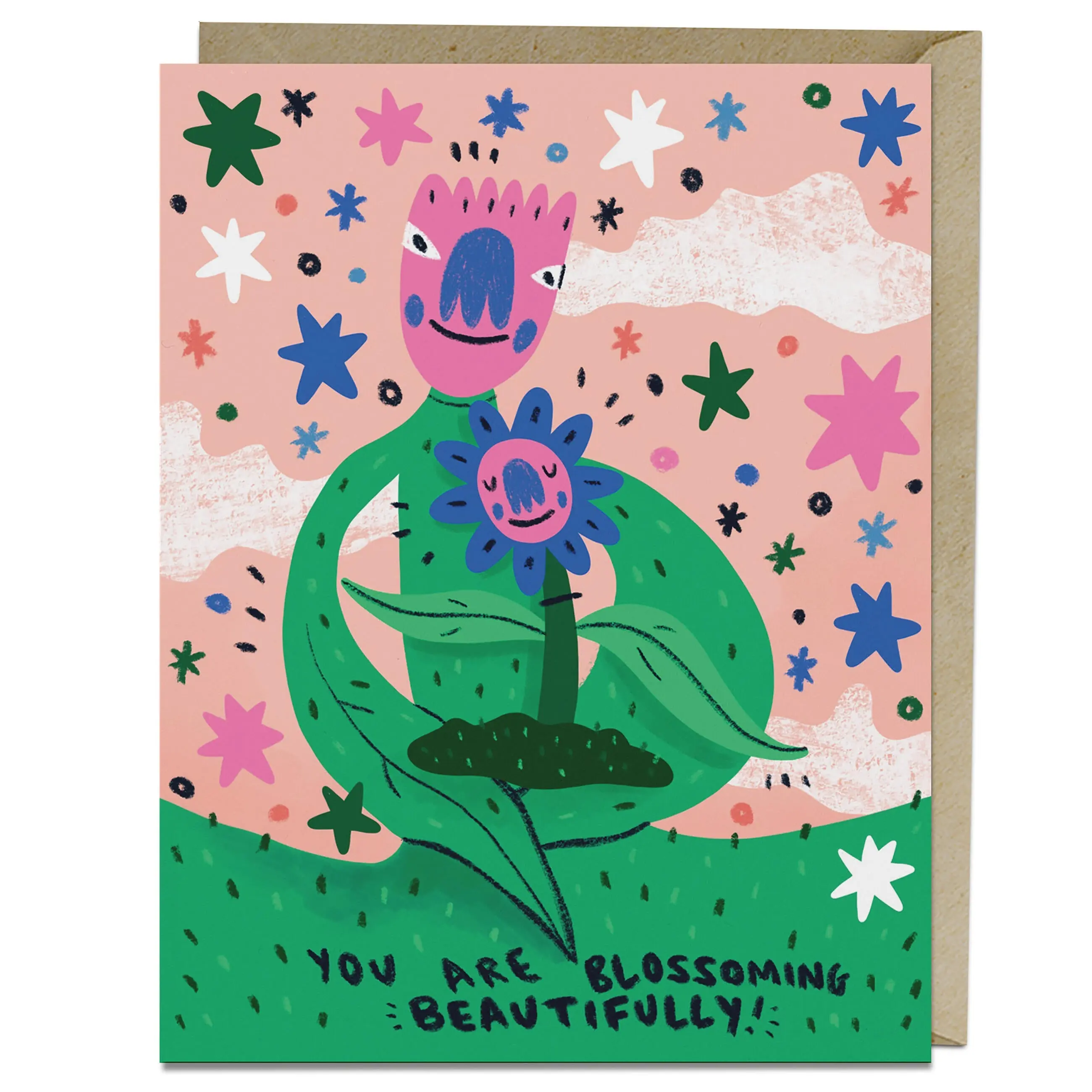 Blossoming Beautifully Encouragement Card Blossoming Beautifully Encouragement Card