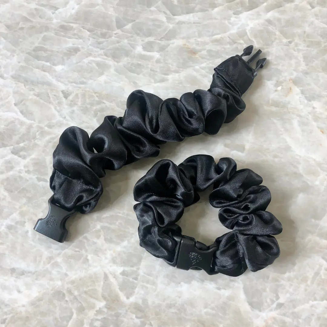Buckle Scrunchie - Neutral Colors, Lightweight Design, Ideal for Everyday Use