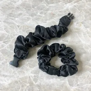 Buckle Scrunchie - Neutral Colors, Lightweight Design, Ideal for Everyday Use