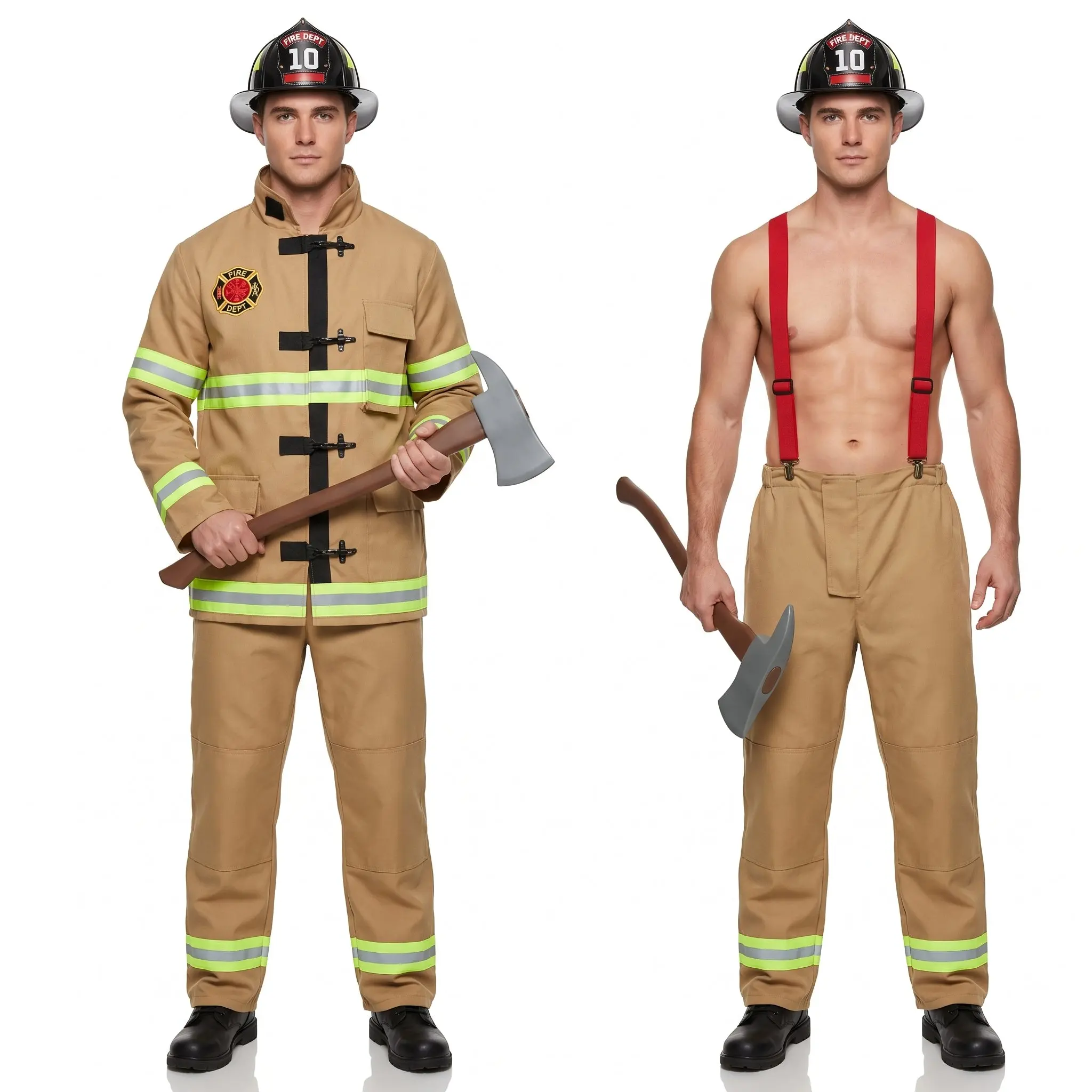 Men's Classic Firefighter Halloween Costume