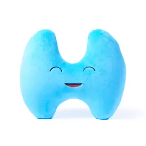 Thyroid Plush Organ-Nerdbugs Thyroid Plushie Organ -Life is a gland adventure!
