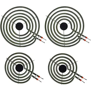 Upgraded MP22YA 4 Pack Electric Range Burner Element Unit Set, 2 x MP15YA 6" and 2 x MP21YA 8" Stove Burners Replacement for Kenmore Hardwick Maytag Norge Whirlpool Electric Range Stove Parts