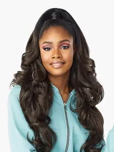 Sensationel  Instant Updown Halfwig Pony - IUD 6 (2 DARKBROWN)