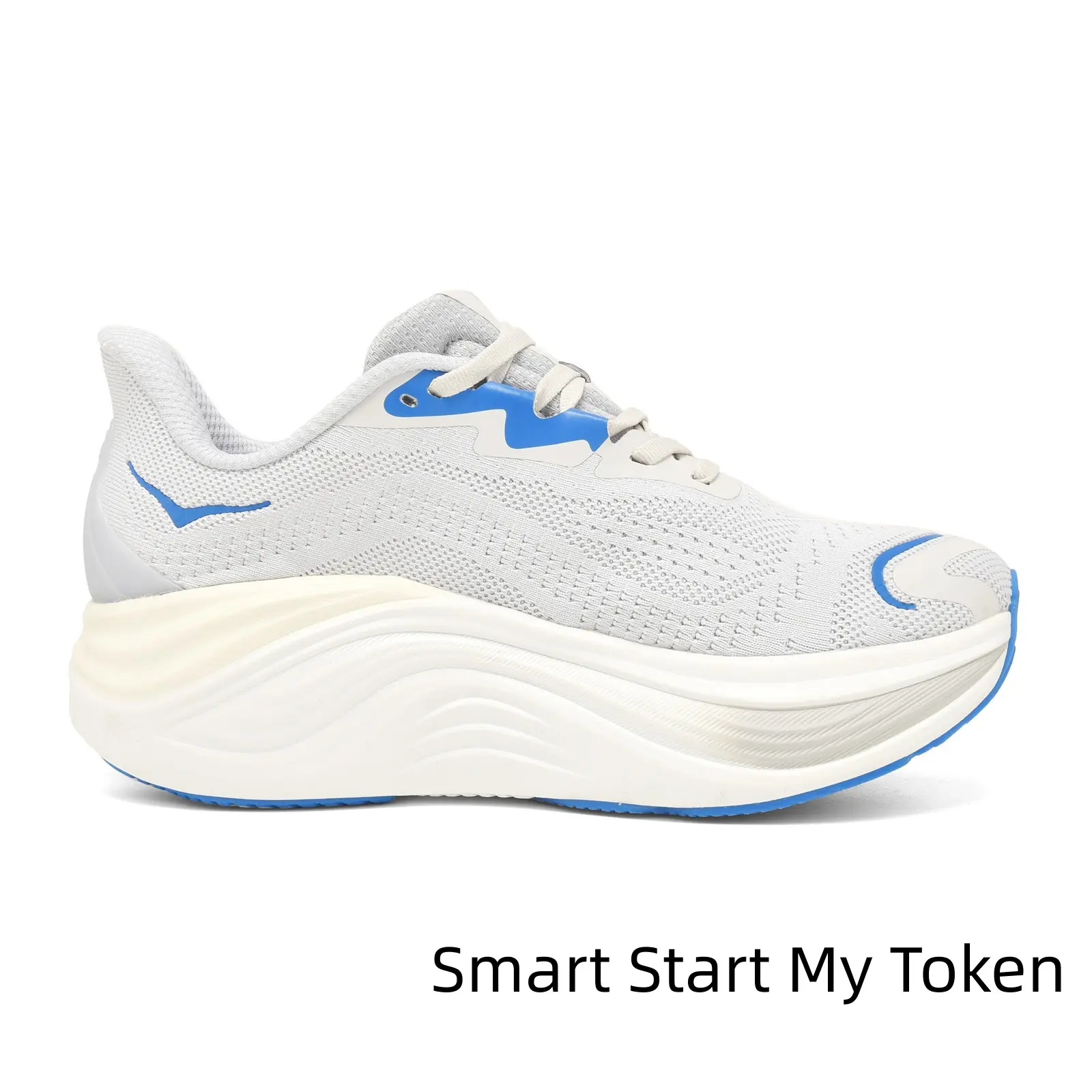 Low-Profile Thick Platform Shock Absorbing Training Shoes | Clean Off-White Casual Fashion Design | Rolling Rocker Shock Dispersion Midsole | Street Light Running Daily Matching Outfits | Reduce Calf Muscle Tension After Hours Of Exercise