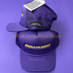 ENTRAPRENEUR “ purple  “ trucker hat