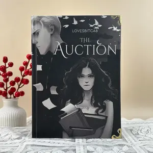 The Auction by Lovesbitca8 Handbound Book | Custom Fanfiction Hardcover Special Edition | Dark Romance Booktok Novel