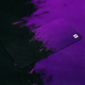 Purple Paint Spill Mousepad