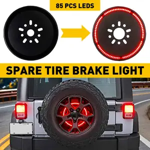 Tire Spare Brake Light Tail Light Fit Jeep Wrangler 86-2021 LED 3rd Lamp