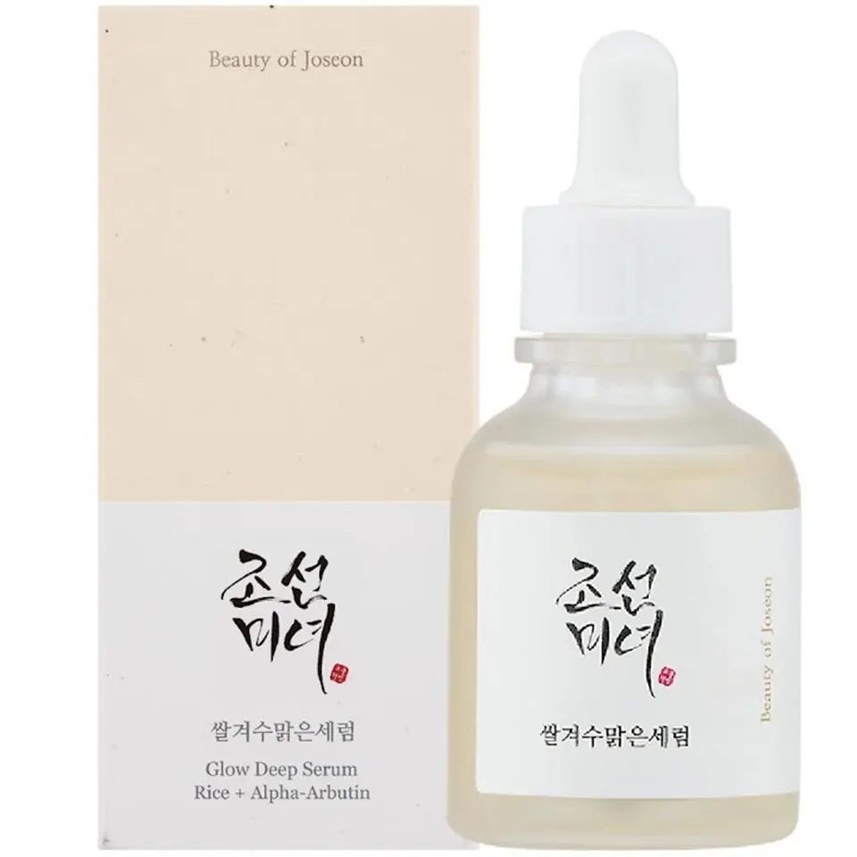 Beauty of Joseon Glow Deep Serum with Rice & Alpha Arbutin, Daily Hydrating and Brightening Korean Skincare for Radiance, All Skin Types, 30ml, Moisture, Sensitive, Moisturizer, Hydrate, Soft Skin, 30 Ml Bottle, Niacinamide Serum, Korean Style, Skin Trans