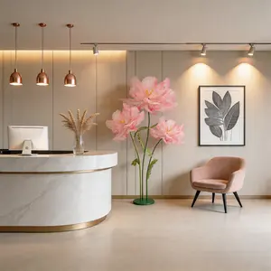 70.8in Simulated Alice Flower - Simulated silk flowers, perfect for interior decoration in living rooms, bedrooms, offices, parties, weddings, shops, etc.