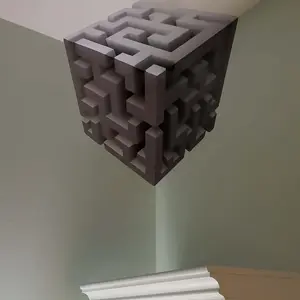 3D Illusion Wall Sticker, Corner Visual Decor, Space Altering Sticker, Modern Home Decoration, Creative Wall Effect