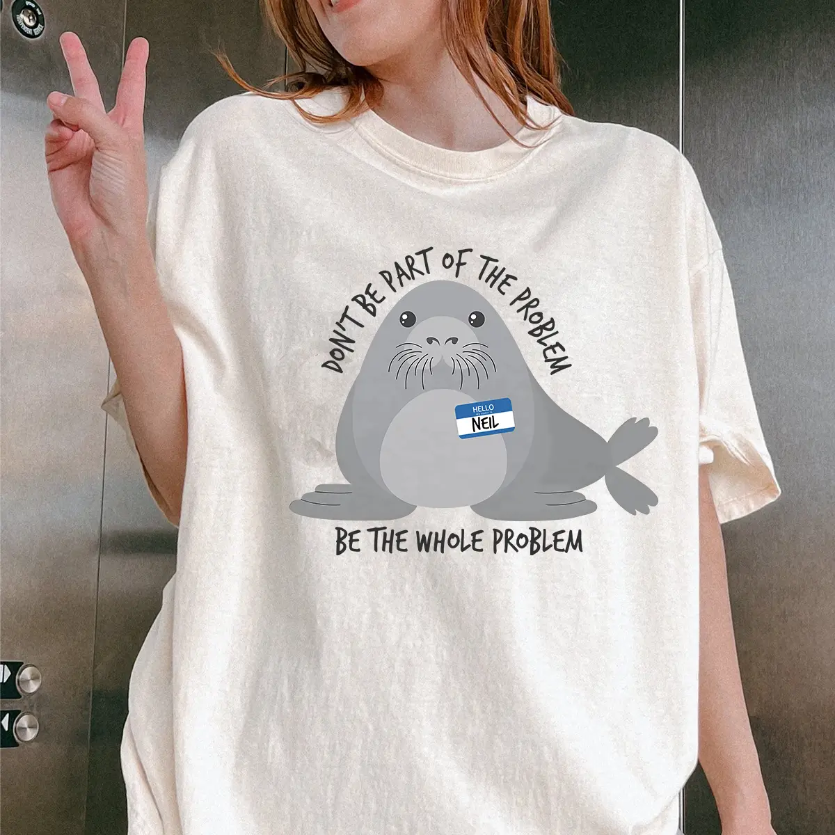 Neil Shirt, Seal Shirt, Cute Shirt, Problem Shirt, Shirt, Unisex Shirt, Tshirt, Sport Shirt