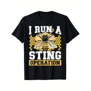 Beekeeping Enthusiast Artistic Honeycomb Queen Insect Bee T-Shirt