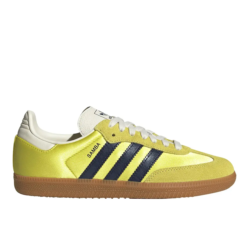 adidas Womens Samba Og Sneakers Shoes Casual - Yellow