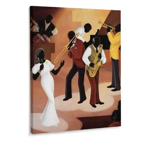African American Black Jazz Decor Poster