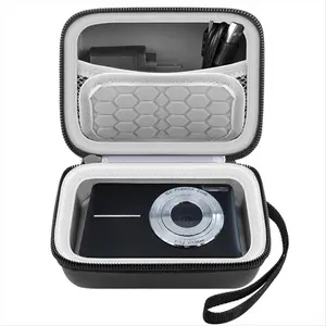 Portable Digital Camera Storage Bag, Shockproof Durable Camera Protective Case With Lanyard, Portable Camera Protective Cover