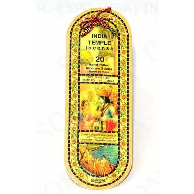Song Of India - India Temple Incense - 20 Stick Pack