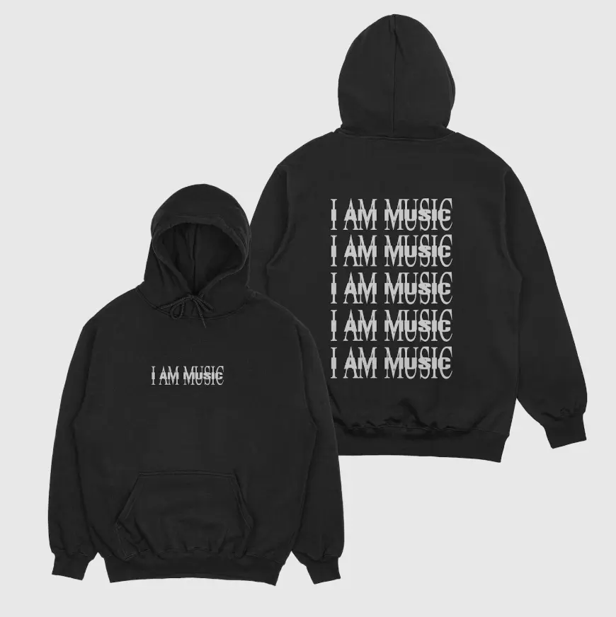 Playboi Carti I AM MUSIC Album Hoodie, Two-Sided Playboi Carti Hoodie, Opium Merch, Playboi Carti Streetwear, Unisex Music Hoodie, Trendy Rapper Apparel