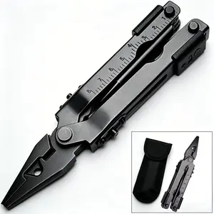 13-In-1 Portable Multi-Purpose Tool Pliers Set, Includes Screwdriver, Wire Stripper, Folding Pliers, Small Scissors, Outdoor Camping Fishing Kit