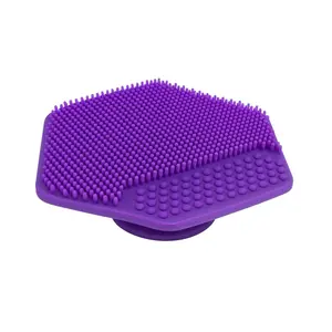 Hexagon Silicone Face Scrubber - Silicone Facial Cleansing Brush & Skincare Tool for Comfort and Daily Cleansing