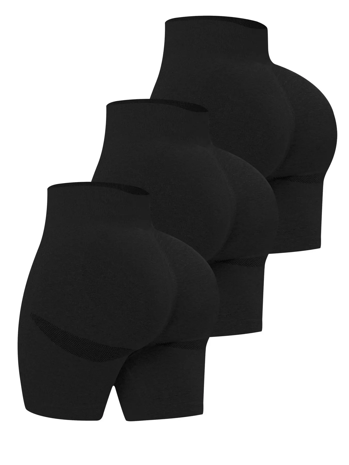 Women's Solid High Waist Gym Shorts, Breathable Comfortable Seamless Skinny Stretch Knit Shorts, Ladies Sportswear for Indoor Outdoor Wear, Skinny Workout Shorts, Fitness Shorts, Athletic Shorts, High Waisted Shorts, Workout Exercise Shorts