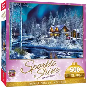 Sparkle & Shine - Northern Lights 500 Piece Glitter Puzzle