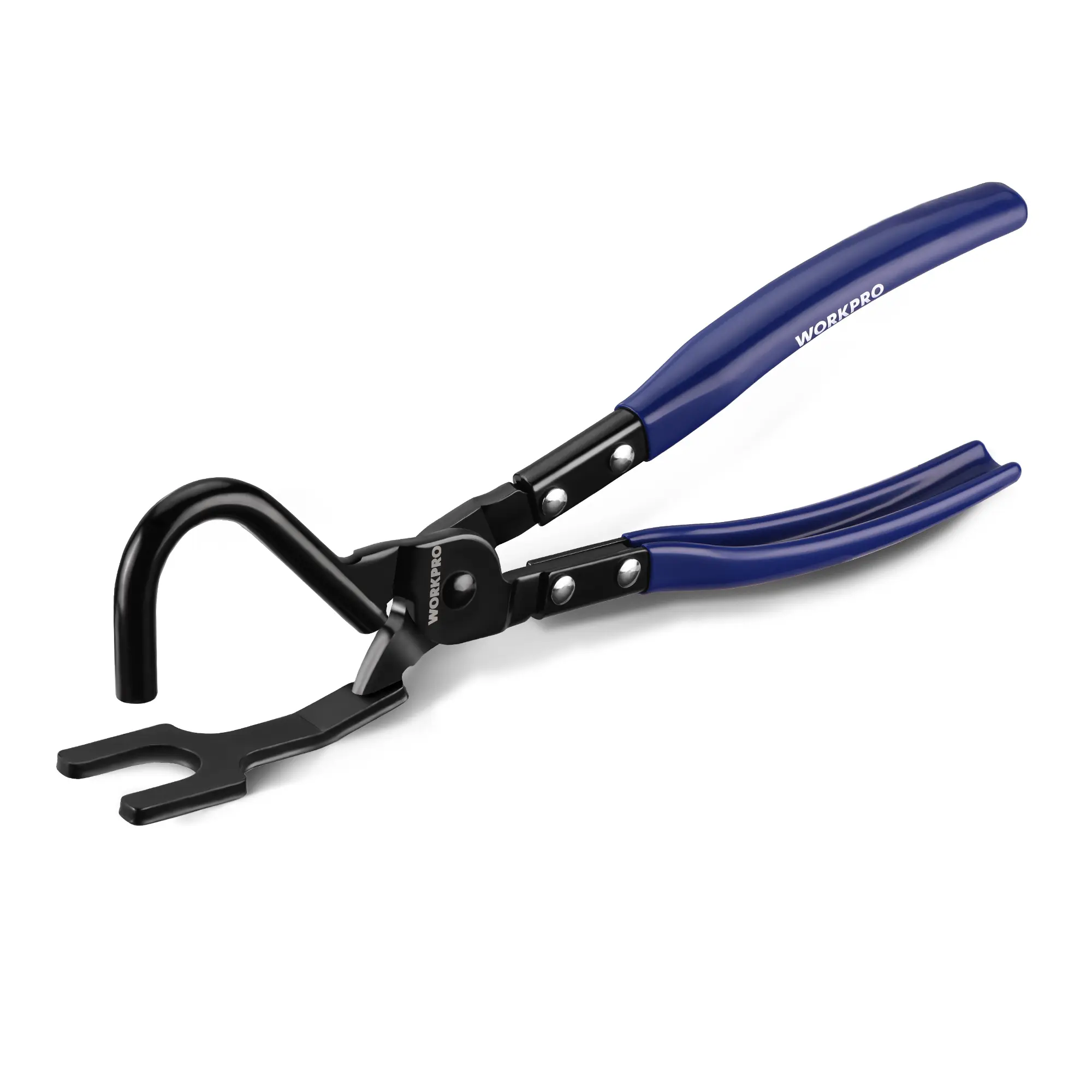 #backtoschool WORKPRO Exhaust Hanger Removal Tool – Heavy-Duty Exhaust Hanger Pliers for Car & Truck Rubber Exhaust Hangers Muffler Hanger, Non-Slip Grip, Compatible with Most Domestic & Imported Exhaust Systems