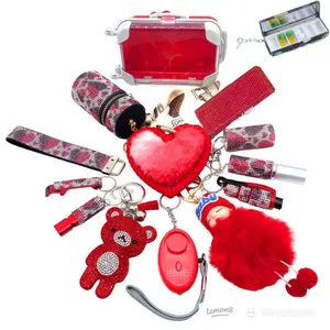 Personalized Keychain Set - 20 Items for Self Defense - Ideal for Multiple Needs - Practical Addition to Your Toolkit