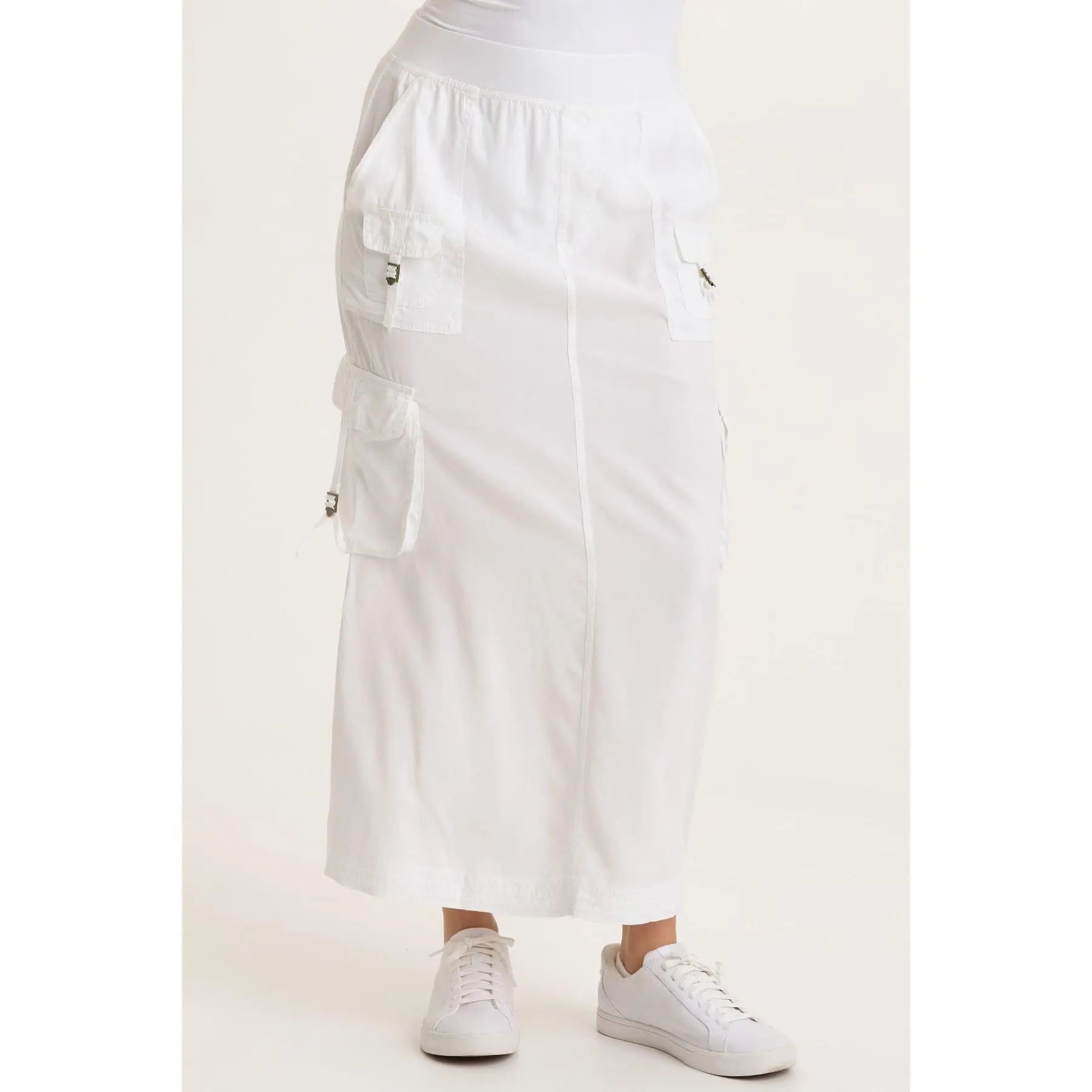 Kimo Tencel Cargo Maxi Skirt
