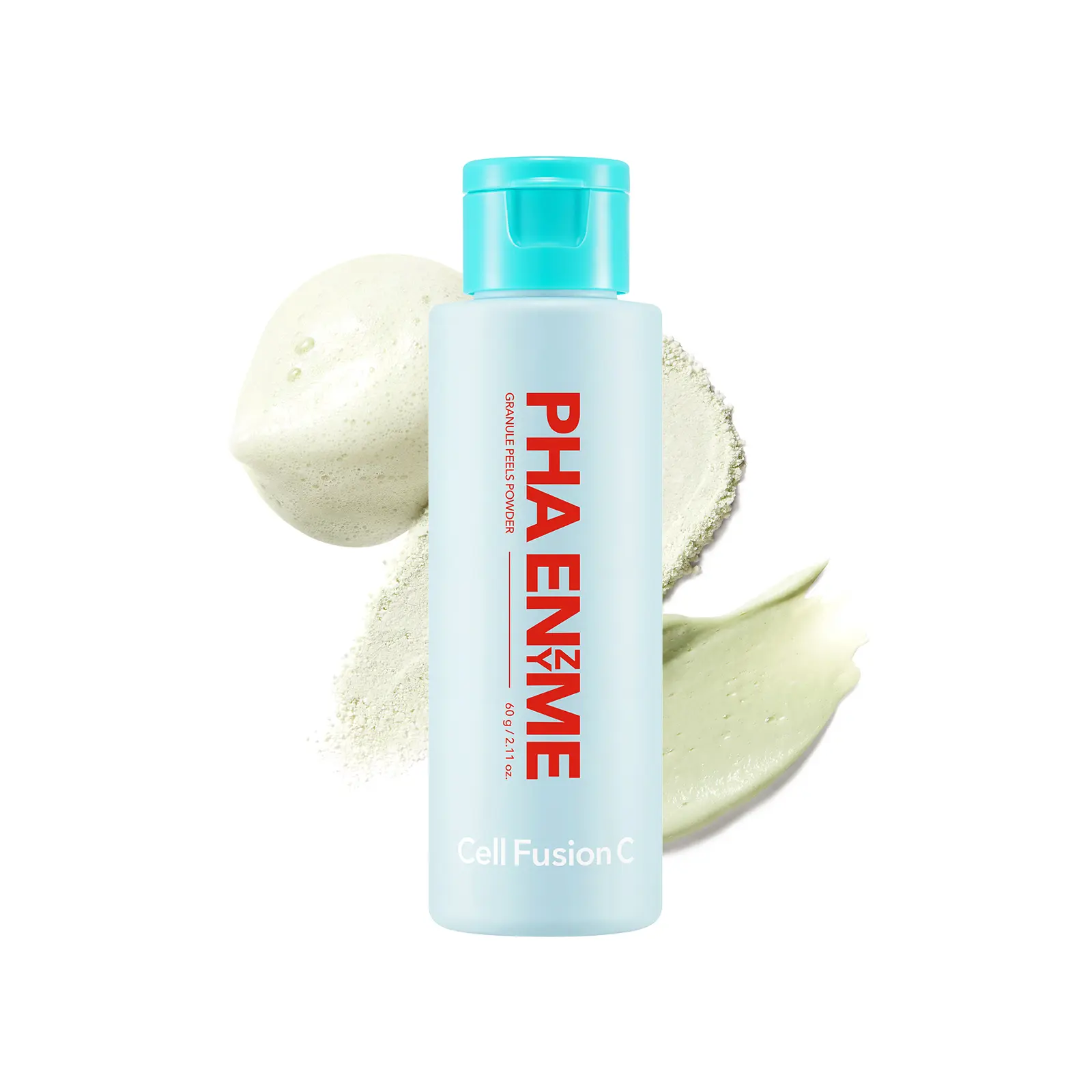 [Cell Fusion C] PHA Enzyme Granule Peels Cleansing Powder | Multi-Purpose Powder Cleanser for Blackhead Removal & Sebum Control, Exfoliation for Smooth Clay Mask Foaming