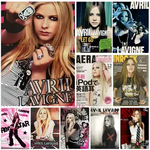 S-Star Singer A-Avril L-Lavigne Poster Bedroom Home Decor Art Print Poster Perfect Gift for Family and Friends Decorative Artwork