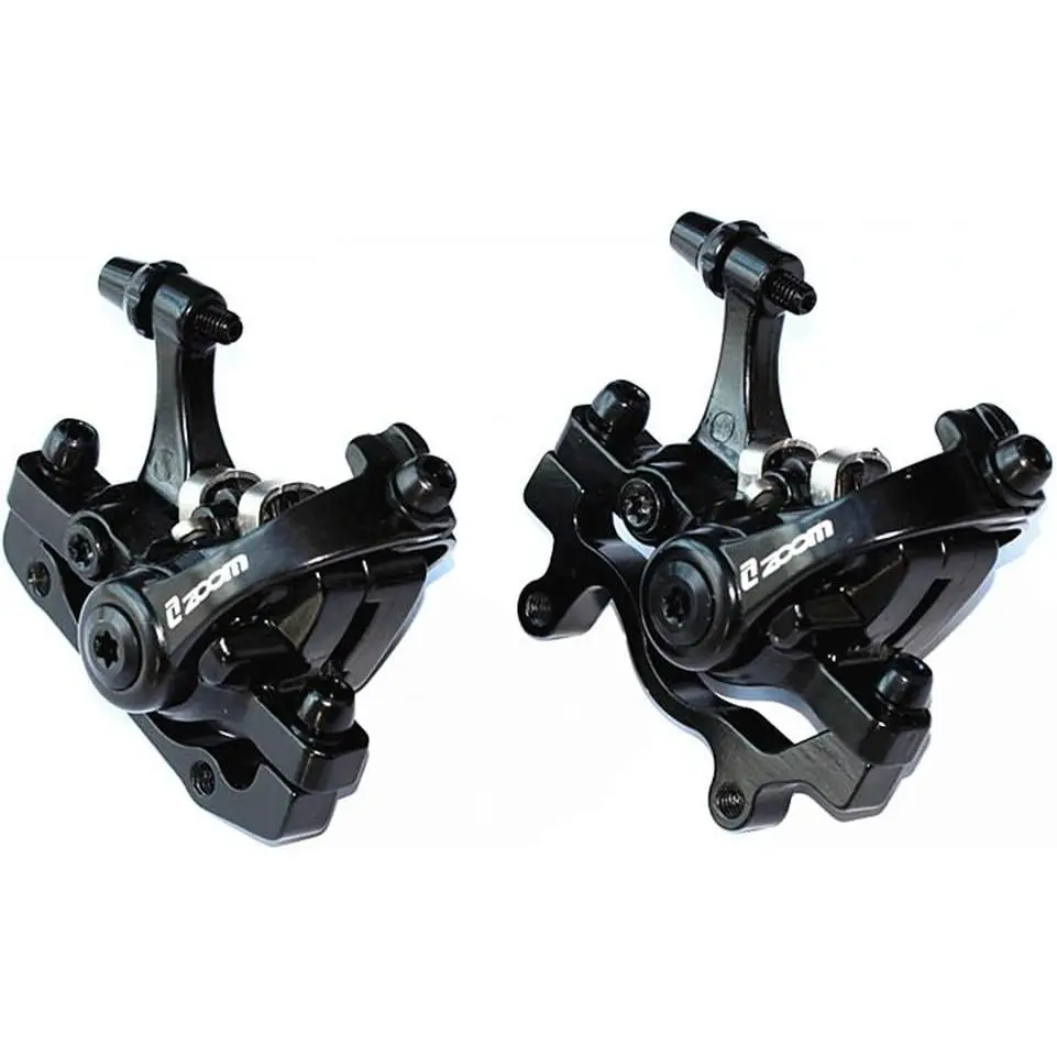 BUCKLOS DB-680 Aluminum Alloy Dual Piston Mechanical Disc Brake Caliper Kit, with 160/140 Rotors, Adapter, All-Weather Safety for MTB, Cycling Bike Accessories, Adjustable Angle