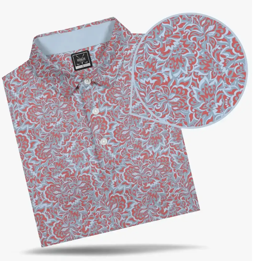 Deolax Brand - Resort Caddie Paisley Polo