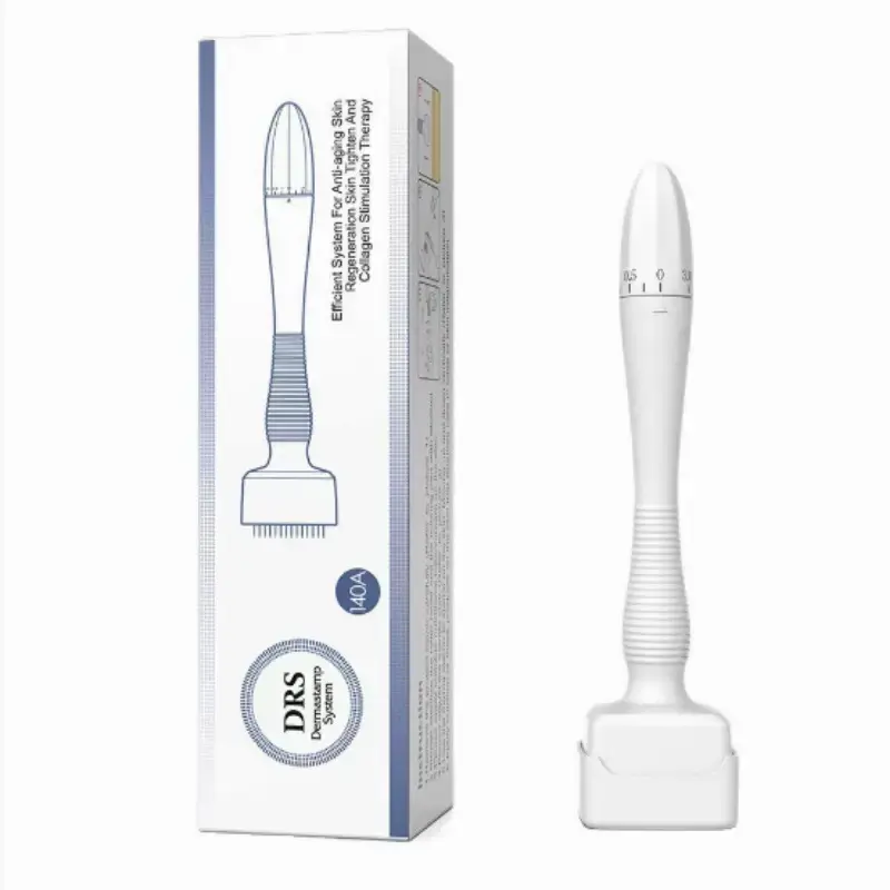 Beaty Professional Adjustable Derma Stamp: 0.25mm-3.0mm Precise Depth Control |   Best Derma Roller Alternative for Face, Hair & Beard Growth |   Collagen Boost Skin Care Starter Kit