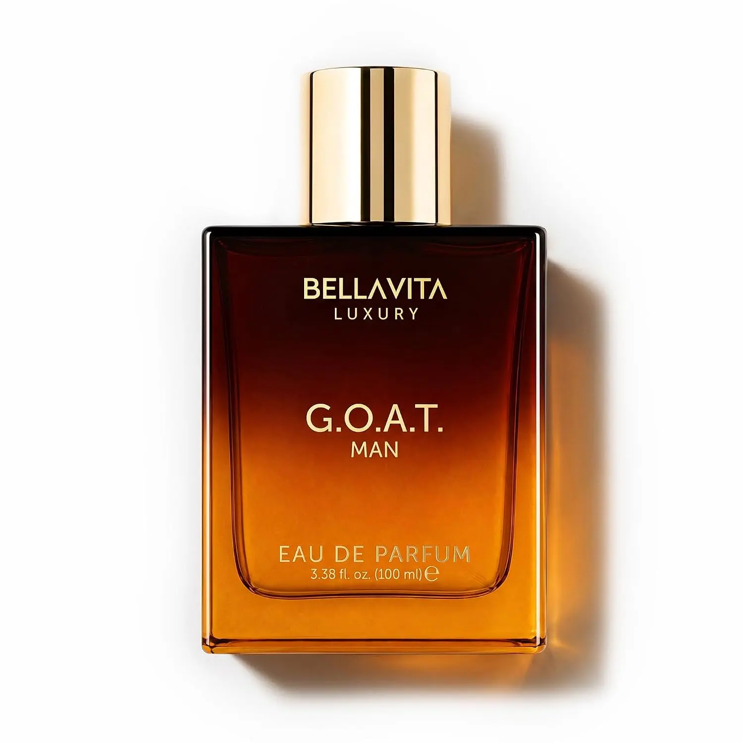 Bellavita Luxury G.O.A.T. Eau de Parfum | 100 ml | Perfume for Men | Long-lasting men's Eau de Parfum with woody, spicy & fresh notes for everyday wear and special occasions.