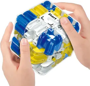 3D Maze Cube Ball Puzzle Toy Brain Teaser Fidget Cube Educational Logic  Cool Kids Gift Birthday Easter Basket Toy Logical Thinking Training parent-child battle Fun interactive family game 6-12 year old kids