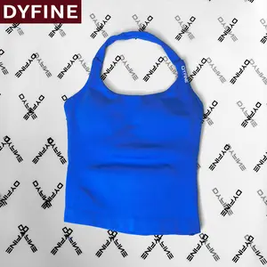 DYFINE Impact Halter Top Backless design High stretch & durable fabric Incredibly soft feel  Soft Breathable Material, Great for GymWorkout Yoga Daily Casual, All Season Use