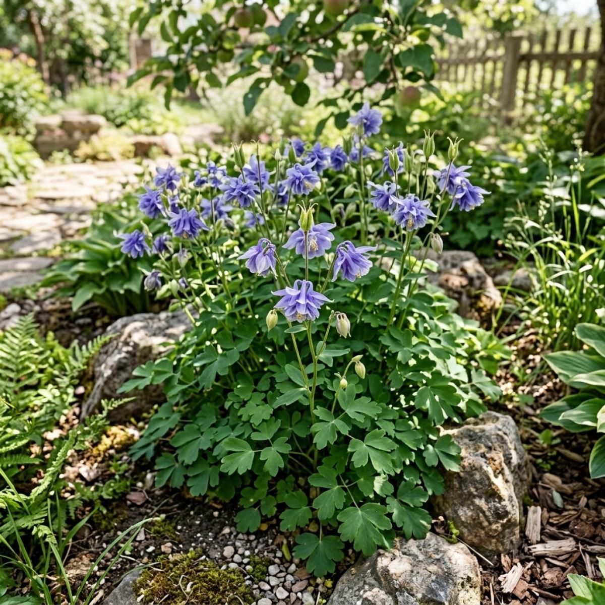 Premium Aquilegia Seeds Columbine Seeds for Garden Planting Beautiful Bell-Shaped Flowers Non-GMO Easy Grow Perennial Flower Seeds for Home Garden Decoration Outdoor Landscaping