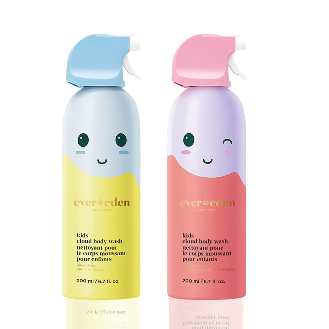 Evereden – Cloud Body Wash | Kids Foaming Cleanser | Coconut Splash or Juicy Citrus | For Ages 3+