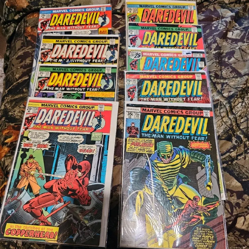 Vintage Daredevil Comics Lot (13 Total) – Includes Key Issues 124 and 150