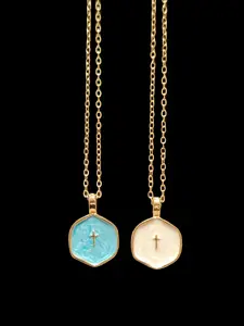 The colorful enamel drip oil cross necklace is a simple and versatile collarbone chain, suitable for daily wear, vacation dates, and other occasions. It is also a surprising and exquisite small gift, Fashion necklace, Dainty cross necklace